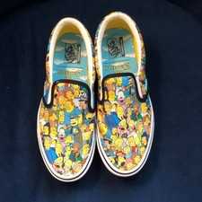Vans The Simpsons x ComfyCush Slip-On ‘Springfield’ Sneakers women’s 8 men’s 6.5