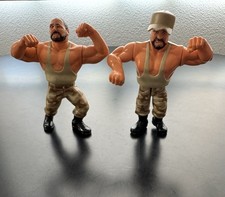 Vintage 1991 WWF Titan Sports Hasbro The Bushwhackers Series 10 Luke & Butch