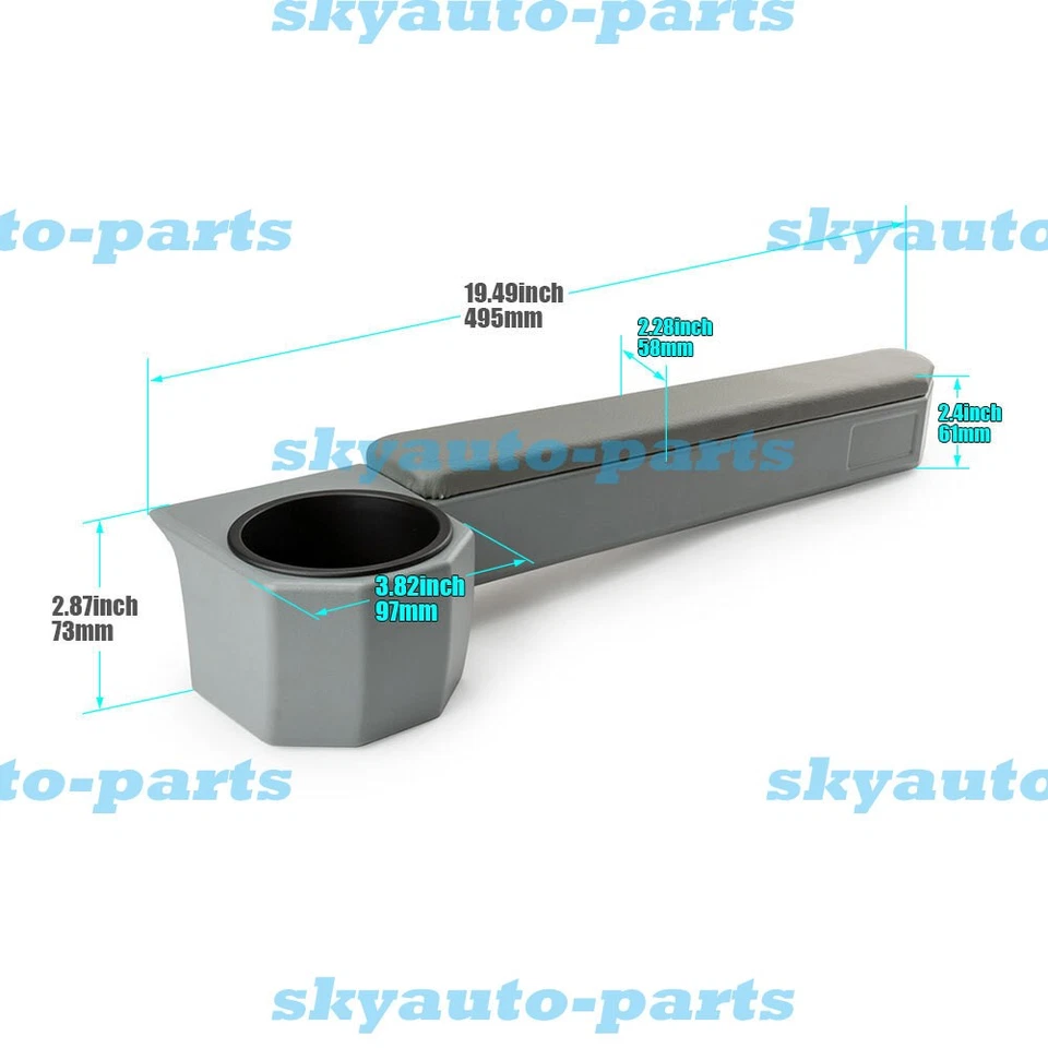 For Toyota Land Cruiser 70 Series 1 Pair RH & LH Door Armrest Cup Holder Foto 3 de 4