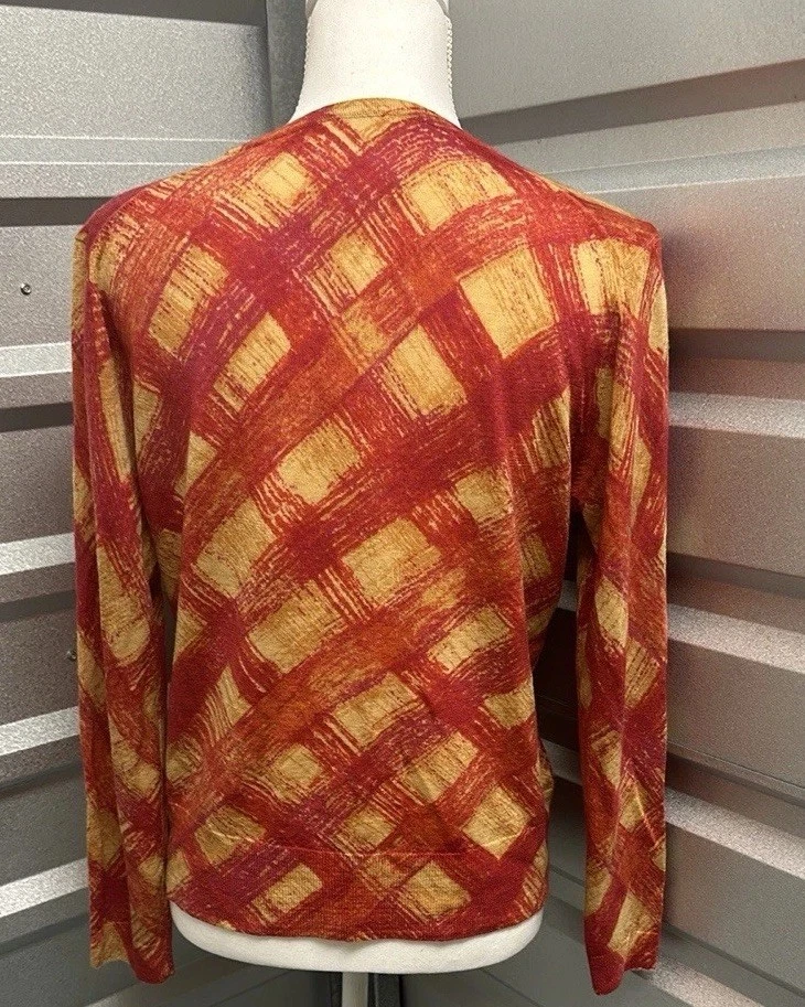 Cárdigan para mujer Kate Hill de lana merino talla grande Petite Grandma Cottage Core Foto 2 de 4