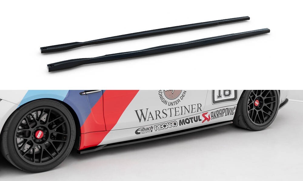 Bas de caisse Maxton Design finition premium pour BMW 1 M Coupe E82