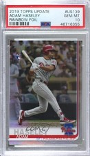 2019 Topps Update Rainbow Foil Adam Haseley #US139 PSA 10 GEM MT g6p