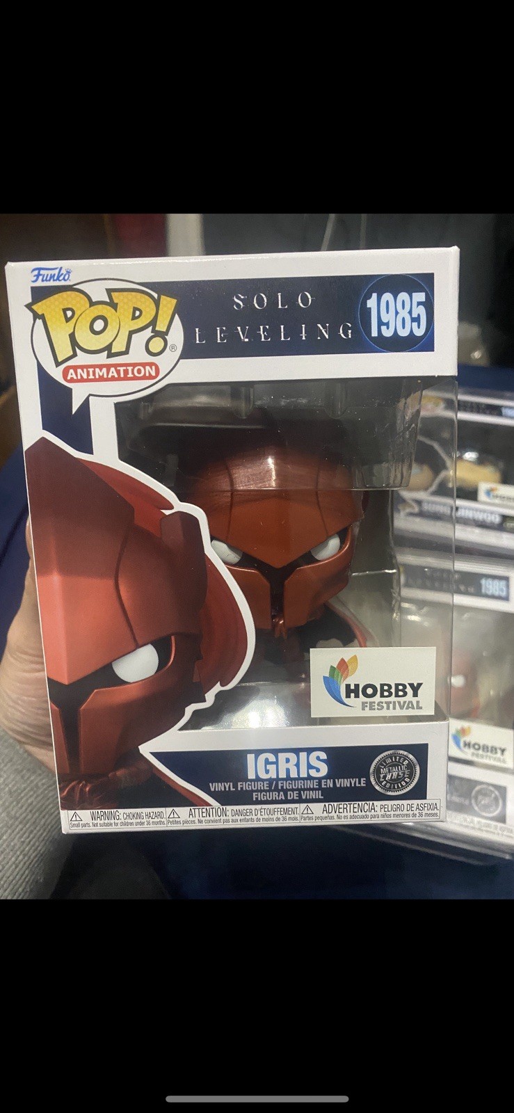 Igris Metallic Chase Greece Exclusive Funko Pop! Extremely Rare