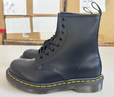 Dr Martens 1460 Black Smooth Leather Lace Up Combat Boots s-l400.jpg main image 4