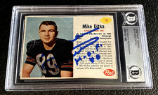 Mike Ditka BGS Auto 1962 Post Cereal Rookie Card #111 Signed Beckett HOF BAS 60s. rookie card picture