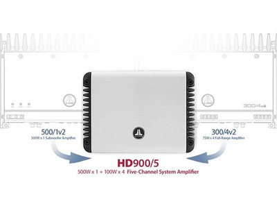JL Audio Class D System Amplifier - HD900/5 for sale online | eBay