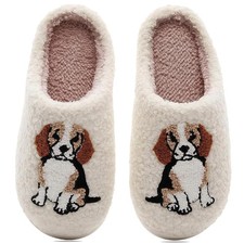 OTELUXS Beagle Slippers for Women Men Cozy Dog Shoes Memory Foam Non-Slip...