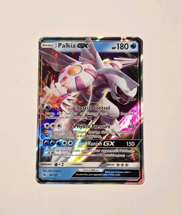 Palkia GX Ultra Rare SM Forbidden Light 20/131 Water Holo Rare NM