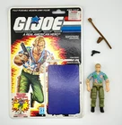 GI JOE: Chuckles (1987) 100% Complete! With Backing Card! Excellent!
