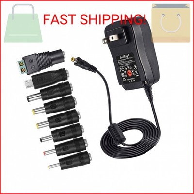 SoulBay 12V Power Supply Universal AC DC Adapter Charger with Adjustable Output 