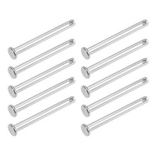 Clevis Pin 4mmx40mm 10Pcs Single Hole Flat Head 304 Stainless Steel Fastener Pin