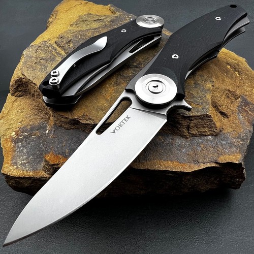 SHOOZIZ new folding knife G10 handle D2 bearing tactical Pocket knives outdoor self defense hunting cutter EDC tools - 1420