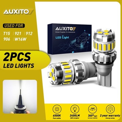 CANBUS 921 912 T15 Super Bright 6500K White SMD LED Bulbs Back Up Reverse Light