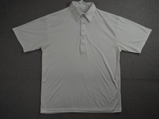 Collars Co Polo Shirt Mens Extra Large White Performance Stretch Preppy