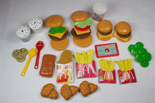 CDI McDonald's Play Food Lot of Cheeseburger Fries Nuggets Mcflurry etc. Vintage