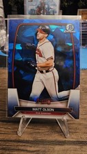 2023 Bowman Chrome Sapphire Edition Matt Olson #84 Atlanta Braves 🔥🔥🔥