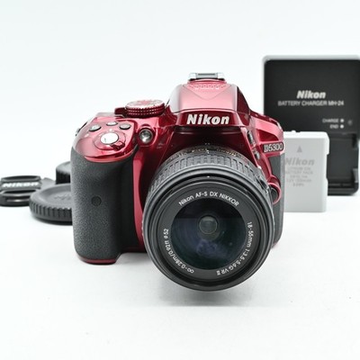 Nikon D5300 24.2MP Camera Body w/ AF-S DX 18-55mm VR II [Near Mint / 6,115 shot]