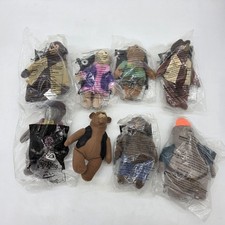 Vintage Disney Country Bears Plush Lot 8 Small Stuffed Set McDonalds Happy Meal