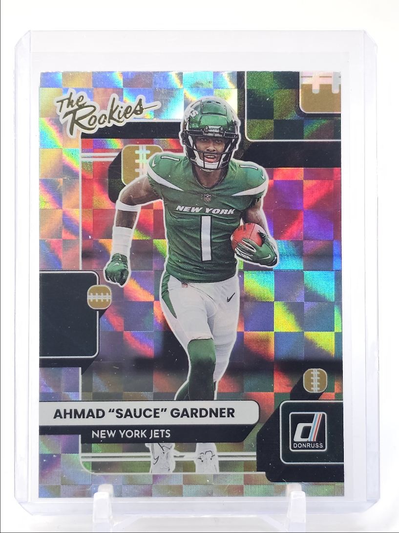 AHMAD "SAUCE" GARDNER 2022 DONRUSS THE ROOKIES FOOTBALL JETS RC Q5757