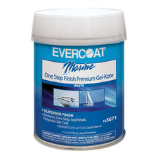 FIB.5671 Fibre glass Evercoat 105671 One Step Finish Premium Gel-Kote, 1 qt Can