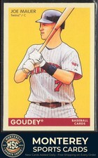 Joe Mauer 2009 Upper Deck Goudey #118 Minnesota Twins