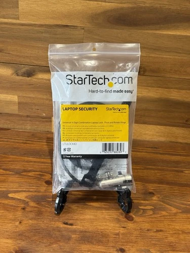 StarTech Laptop Cable Lock 4 Digit Combination with Swivel Hinge 2 Metre New