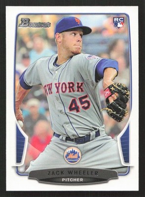 2013 Bowman Draft Picks & Prospects Zack Wheeler RC Rookie #20 Card - Quantity!