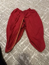 Youth 3-4 Yrs. Fabindia Cotten Indian PALAZZO Dance PANT Tappered Leg Burgundy