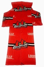 LOUISVILLE CARDINALS SNUGGIE BLANKET BLANKET MADE BY NORTHWEST 100% POLYESTER