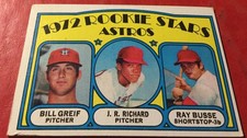 J.R. Richard 1972 Topps 101 Astros baseball see description