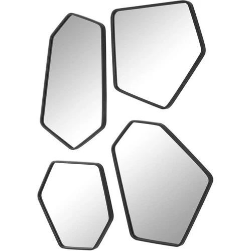 Uttermost 09813 Linneah 20 X 12 inch Satin Black Mirrors - Picture 4 of 8