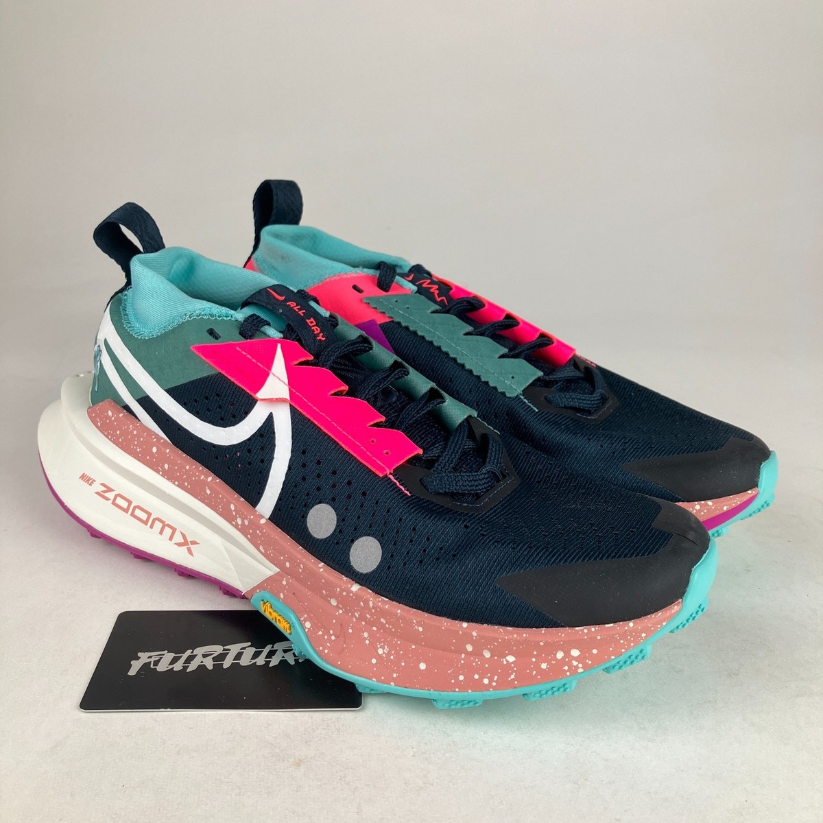 Nike ZoomX Zegama Trail 2 Armory Navy FD5191-400 Women's Size 8