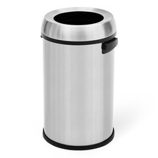 17 Gallon Large Capacity Kitchen Trash Can, Commercial Open Trash Can, Heavy ...