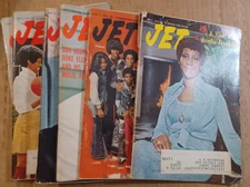 Lot Of 6 Issues Of Jet Magazine, 1973-1974, Black History