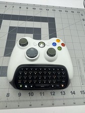 Microsoft Xbox 360 Wireless Controller With Chatpad Keyboard Attachment TESTED