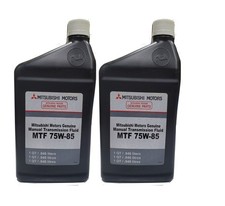 2x 1 Qt. Mitsubishi Mtf 75w-85 Manual Transmission Fluid Gl-4 Oem Quality New 2x 1 Qt. Mitsubishi Mtf 75w-85 Manual Transmission Fluid Gl-4 Oem Quality New