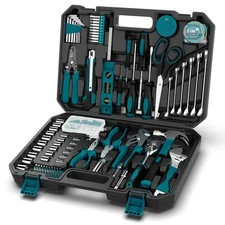 Home Tool Kit 287-PCs - Portable Household Tool Kit - Complete Maintenance Ge...