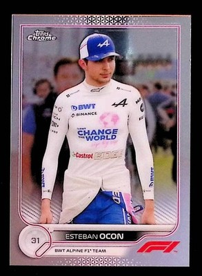Esteban Ocon 2022 Topps Chrome Formula 1 #43 BWT Alpine F1 Team