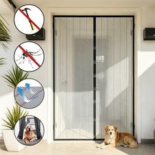 100*210CM Magnetic Insect Door Screen Net Magic Mesh Curtain Mosquito Fly Bug