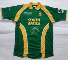SOUTH AFRICA WC 2007 Vintage HUMMEL One Day ODI T20 Cricket Shirt (M) Jersey