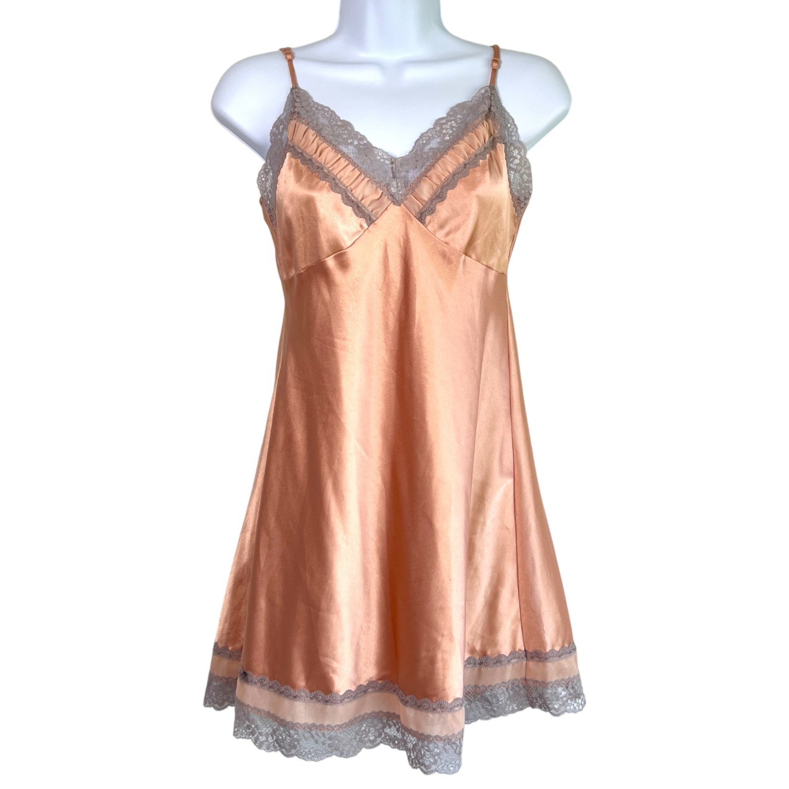 Victorias Secret Y2K Babydoll Slip Dress Size S Coquette Fairy Indie Romantic
