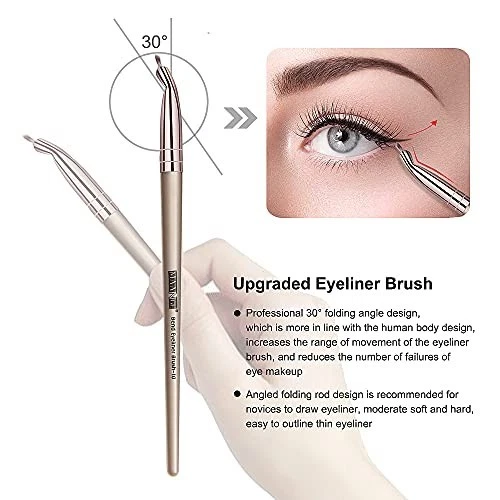 Makeuppinsel Set 18 Stück Kunstfaser Reiseetui - Bild 4 von 4