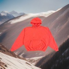 LAA/YZY/YEEZY HD01 HOODIE PULLOVER SWEATSHIRT IN ORANGE SIZE 3 MADE IN USA 🇺🇸