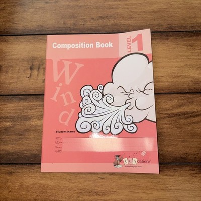 NEW Sealed Wilson Fundations Level 1 Composition Book  Wind Cover