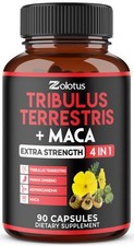 Tribulus Terrestris Maca 9600mg Per Capsule 3 Months Supply Highest Potency