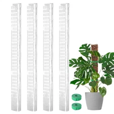 Indoor Moss Poles Vertical Growth Support Sticks Monstera Plant Support