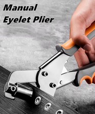 Eyelet Pliers Kit - 6mm/10mm Hand Press Grommet Hole Punch for DIY Projects