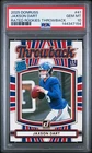 Jaxson Dart 2025 Donruss Rated Rookies Throwback PSA 10 Gem Mint #41 Giants RC