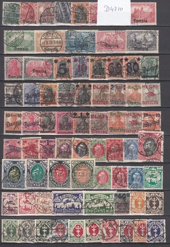 Gdansk 1920-1939, excellent collection, with many whole sets, blocks, stamped, (D4310)