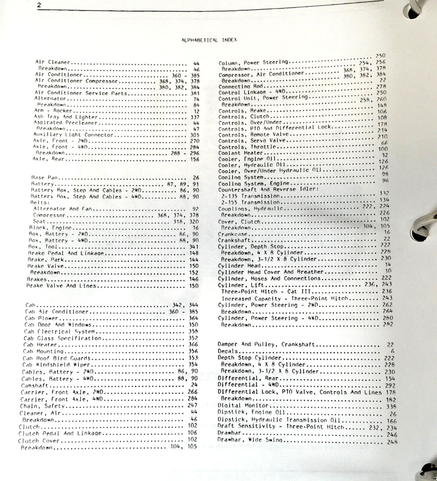 White 2-135 Field Boss Tractors Service Parts Operators Manual Set Repair Book - Image 3 of 4